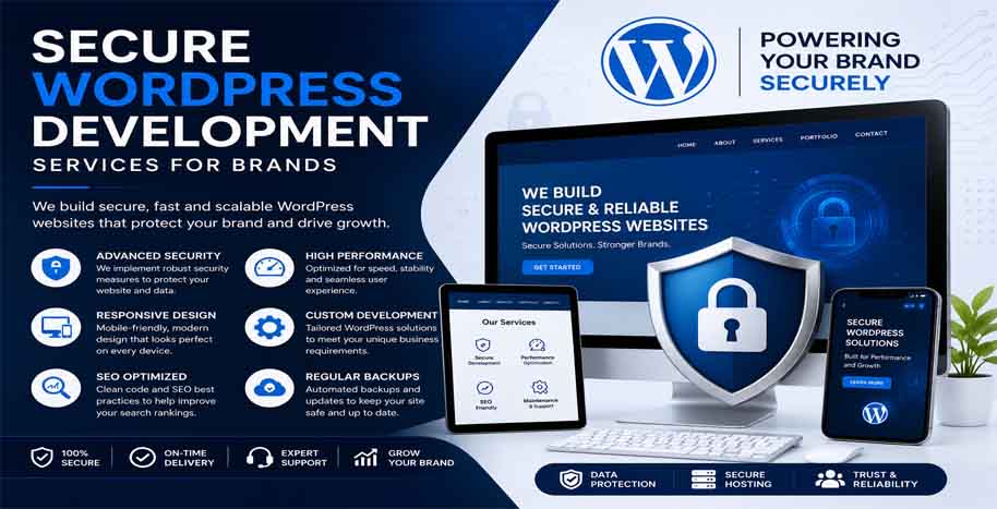 Secure WordPress Development Services for Brands and Business Websites