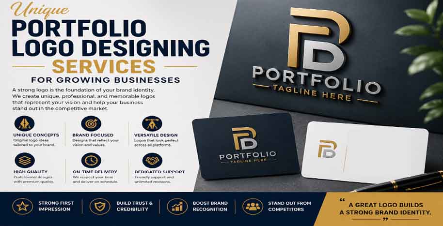 Unique Portfolio Logo Designing Services for Growing Businesses with Professional Branding Solutions