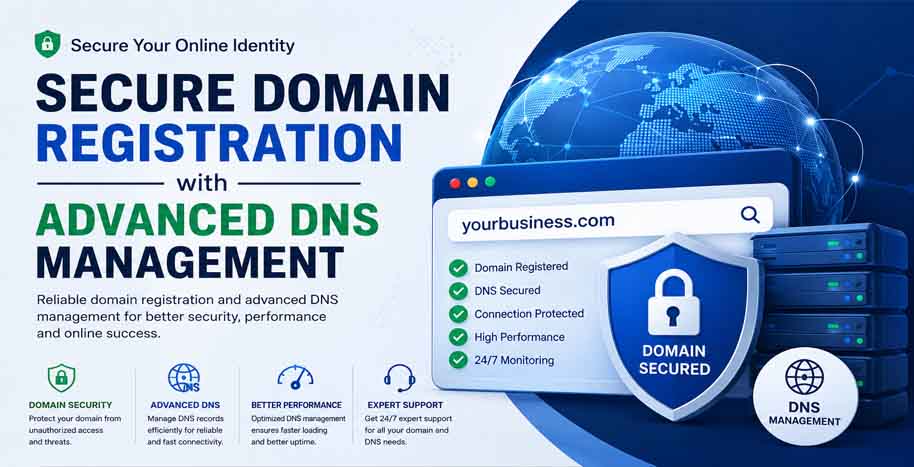 Secure Domain Registration and Advanced DNS Management Services