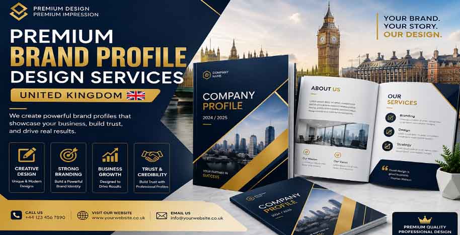 Premium Brand Profile Design Services United Kingdom