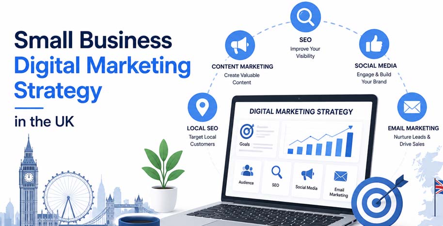 Small business digital marketing strategy in the UK