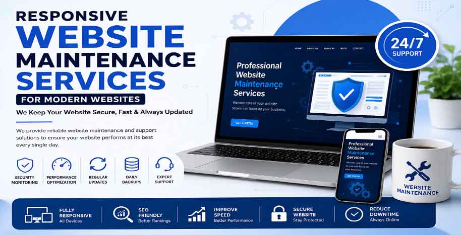 Responsive Website Maintenance Services for Modern Websites