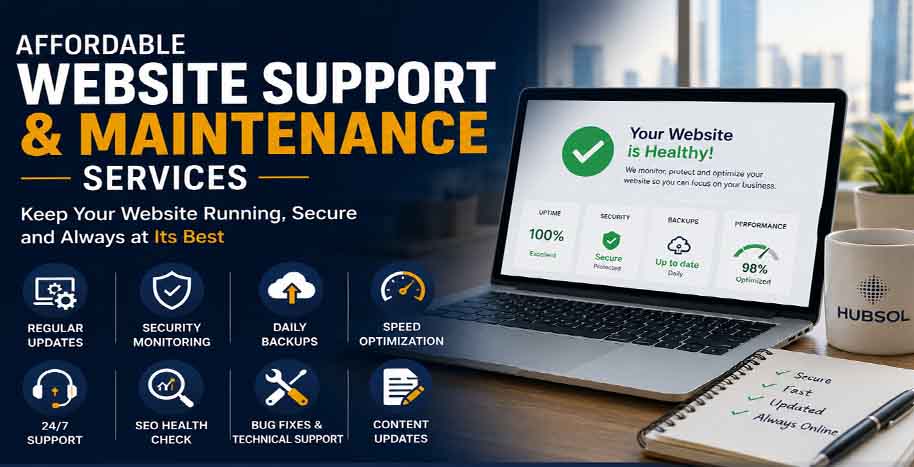Professional Website Support and Maintenance Services
