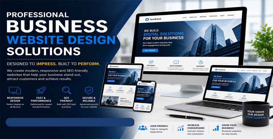 Professional Business Website Design Solutions for Business Growth